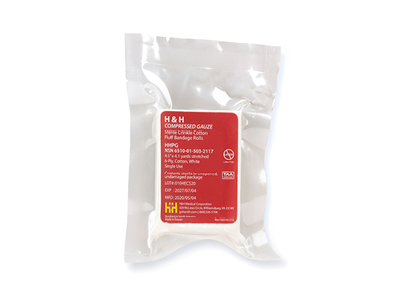 Compressed Gauze